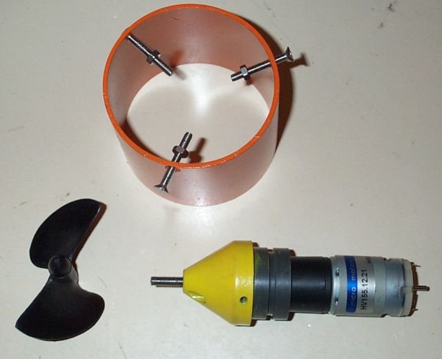 pi&egrave;ces du propulseur